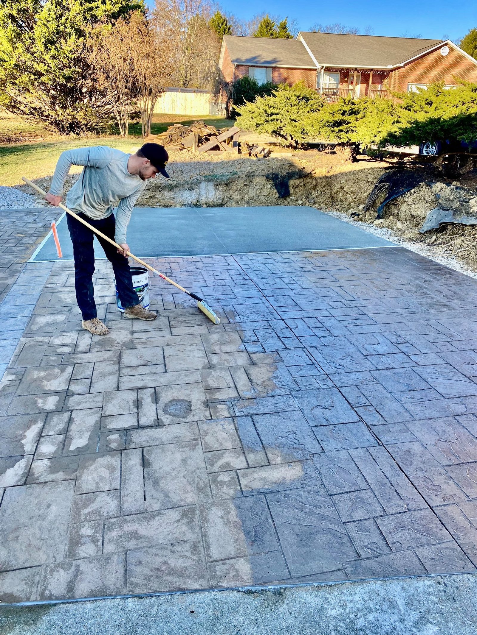Decorative patio
